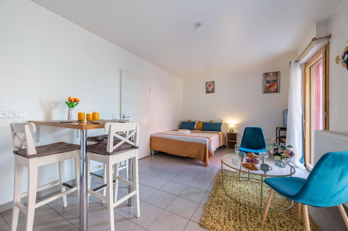 Superbe Appartement 1Min Metro7 Rez-De-Chaussee Aubervilliers Eksteriør bilde